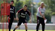 260518 Gary Medel - Reinaldo Rueda - Diego Valdés - Chile training in Austria