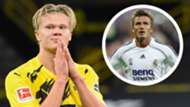 Erling Haaland David Beckham