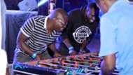 GNF Guinness Night Football Playing Foosball