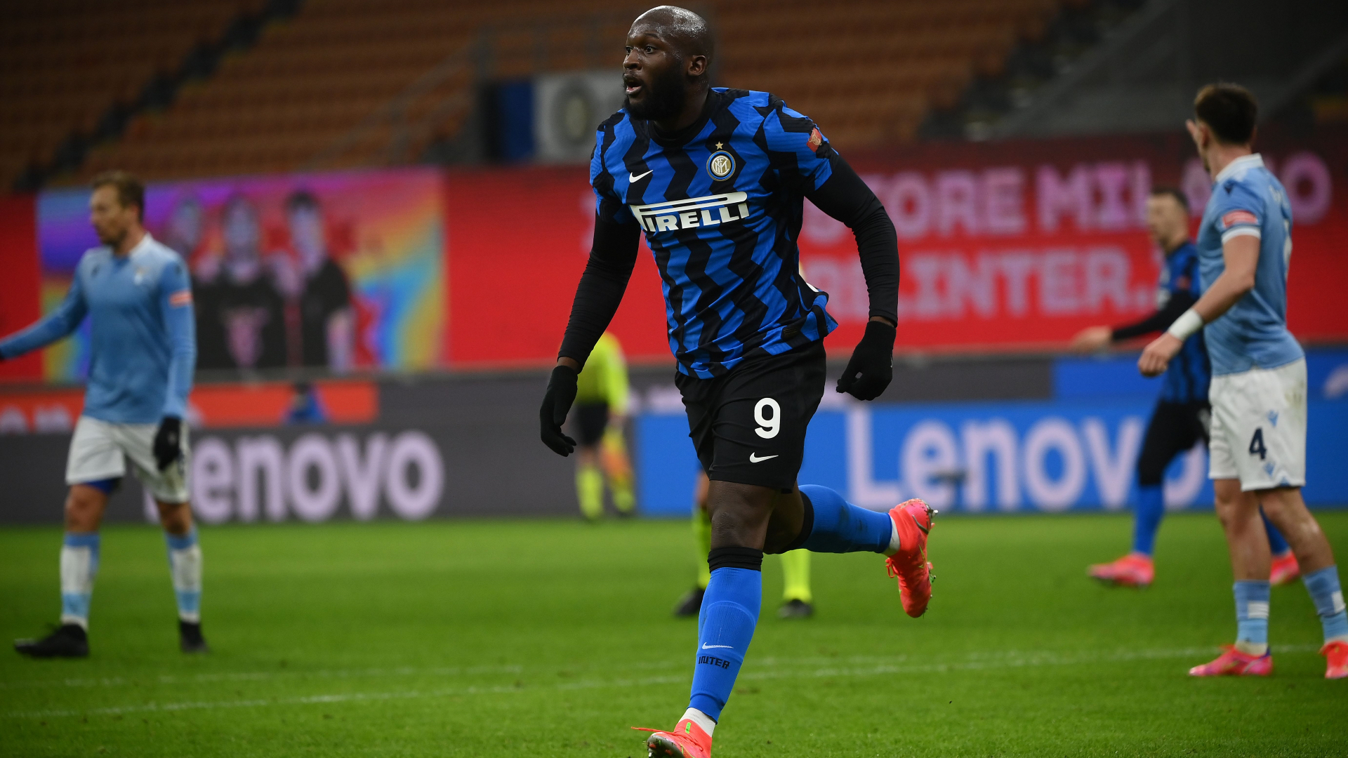 Inter Star Lukaku Hits 300 Career Goals After Double Against Lazio Goal Com