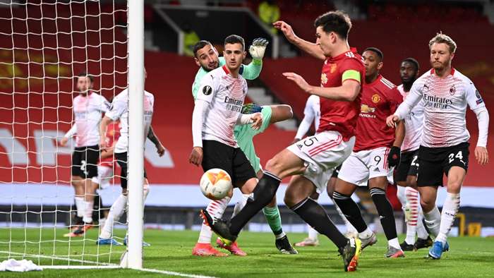 Harry Maguire Manchester United Milan