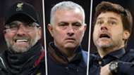 Jurgen Klopp Jose Mourinho Mauricio Pochettino