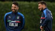 Italy training Buffon Donnarumma