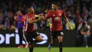 Marcus Rashford Antonio Valencia Celta Manchester United Europa League