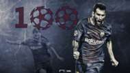 messi 100