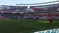 Captura Franco Armani Calentamiento River Rosario Central 15042018