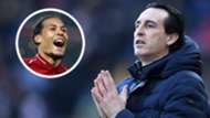 Virgil van Dijk Unai Emery Liverpool Arsenal