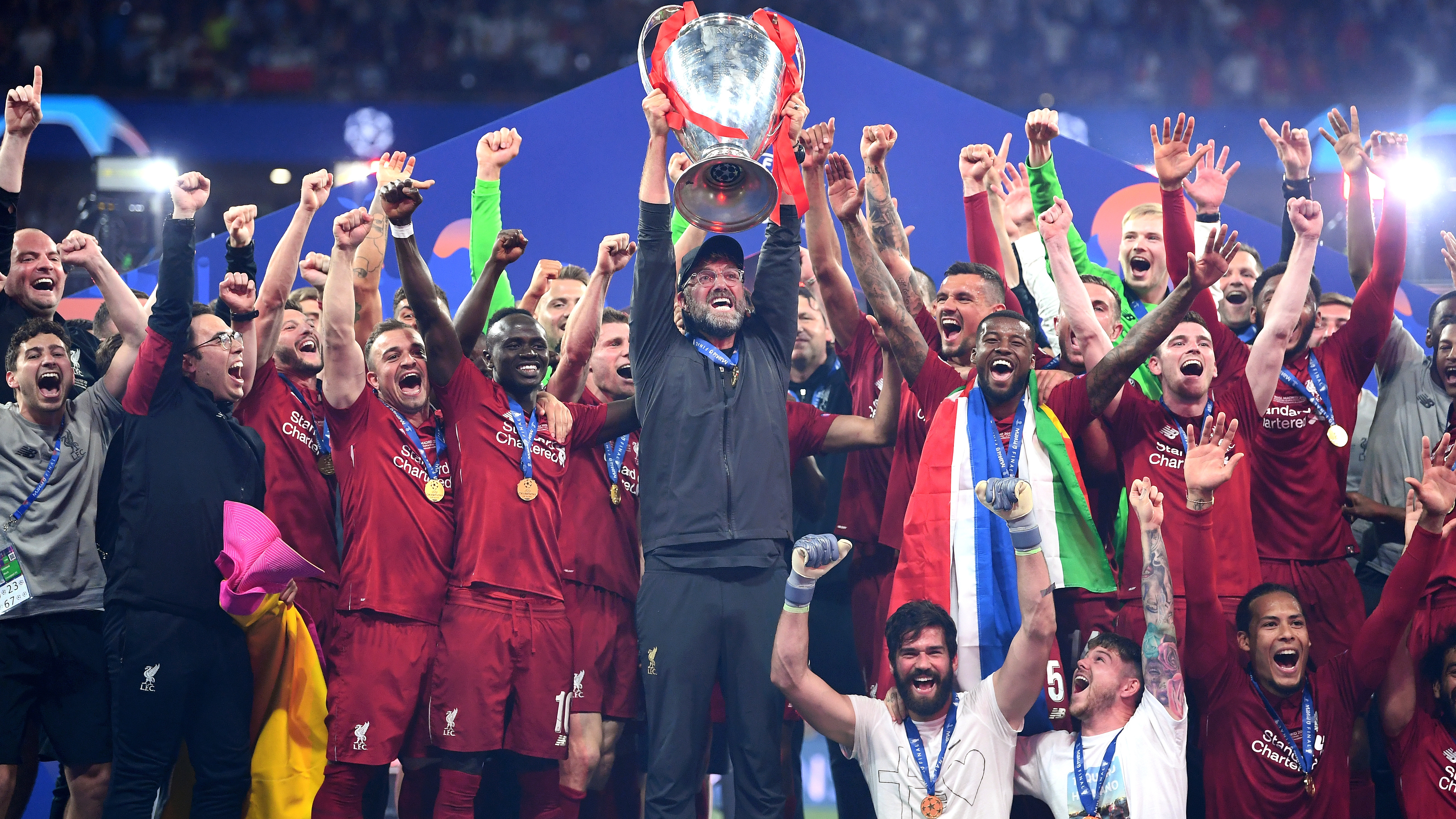 Jurgen Klopp Liverpool Champions League Winner 06/01/19