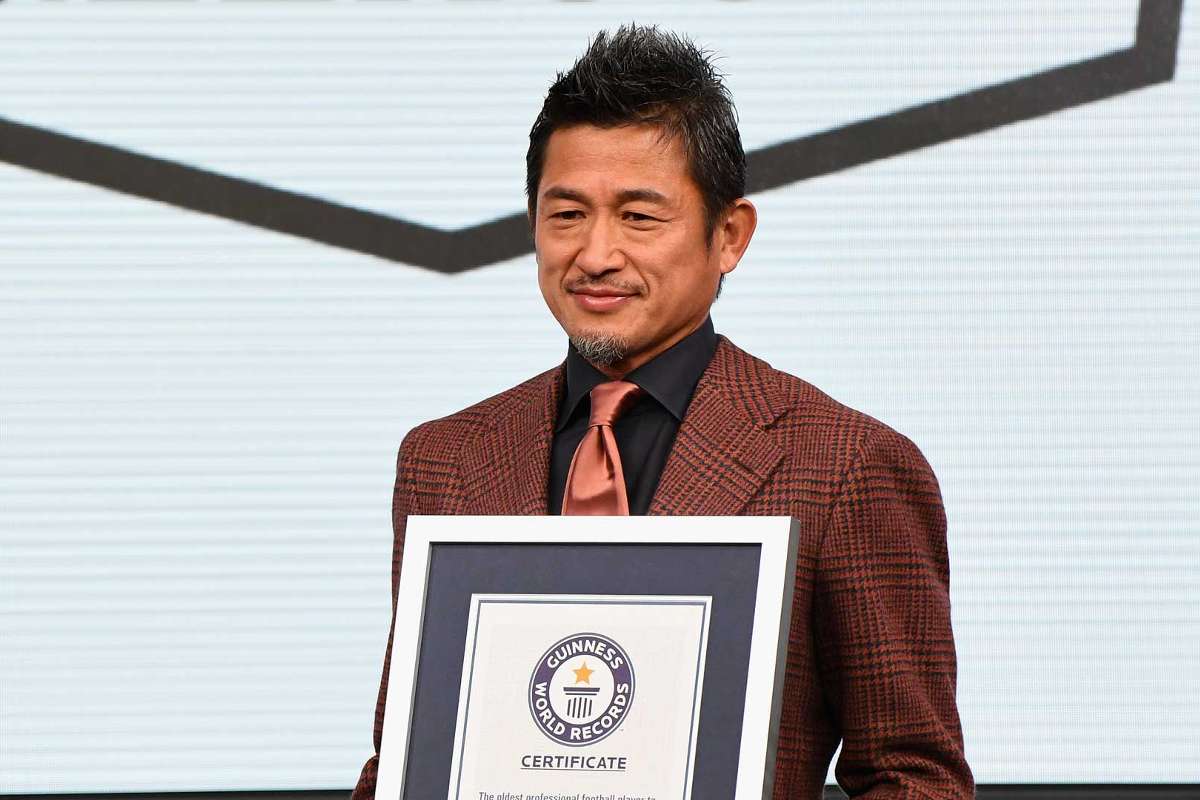 三浦知良 最年長ゴールでギネス認定 僕自身はそれほど意識しなかったが光栄 Goal Com