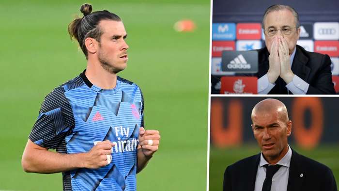 Gareth Bale Florentino Perez Zinedine Zidane Real Madrid 2019-20 GFX