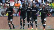 Orlando Pirates players, Abbubaker Mobara, Ntsikelelo Nyauza, Mpho Makola & Thabiso Kutumela