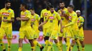 Napoli celebrating vs Sampdoria