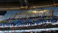 Napoli fans at San Paolo Stadium Napoli Real Madrid UEFA Champions League 03072017