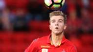 Riley McGree Adelaide United v Newcastle Jets A-League 17022017