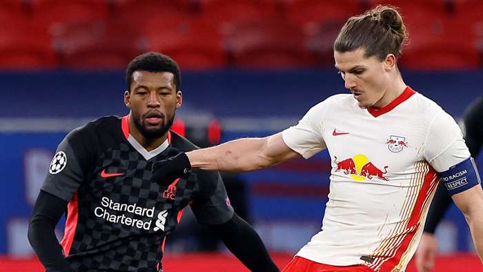 Georginio Wijnaldum Liverpool RB Leipzig 2020-21