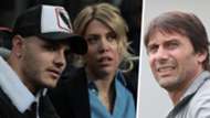 Mauro Wanda Icardi Antonio Conte
