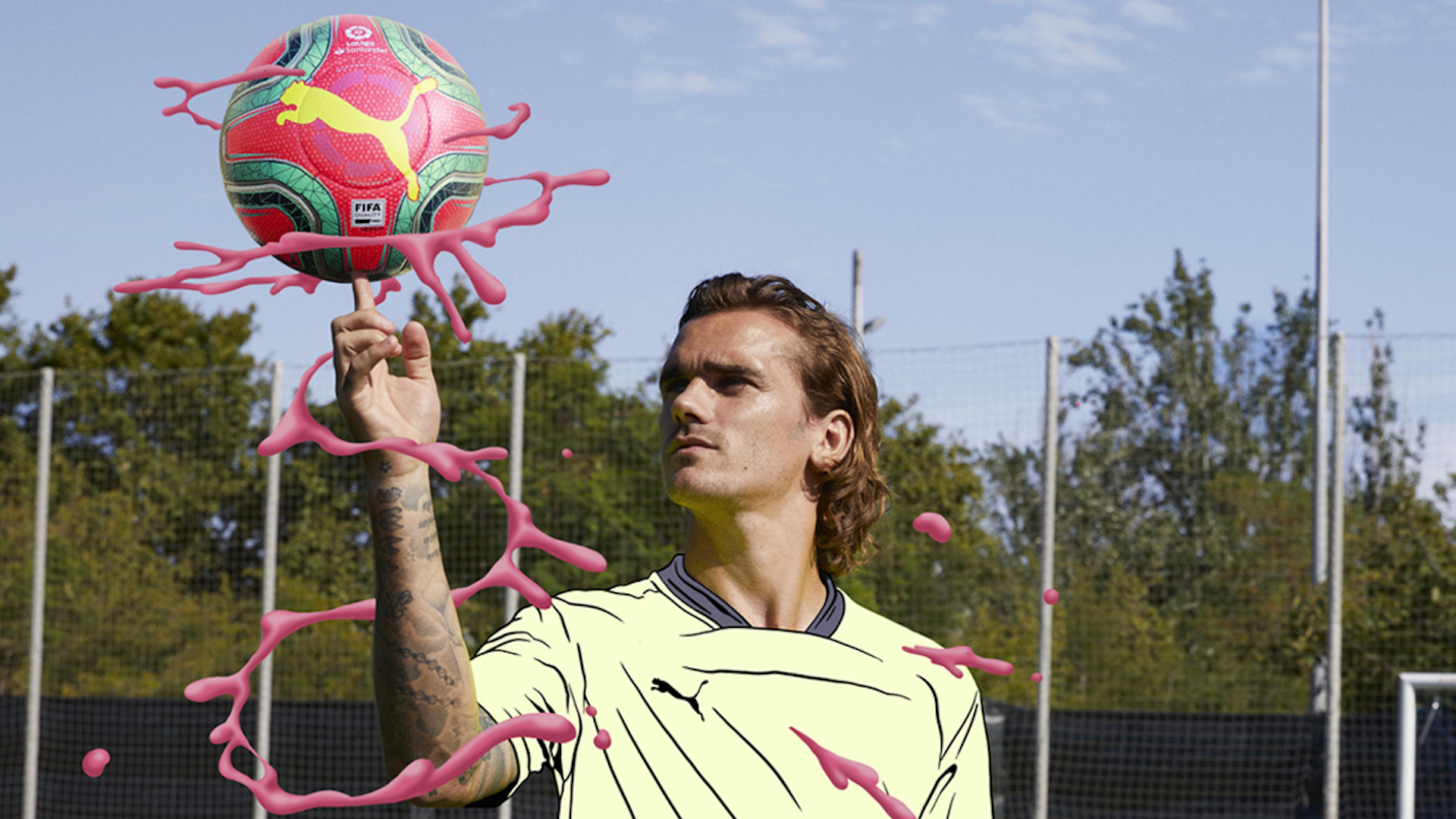 balon rosa puma balon rosa puma