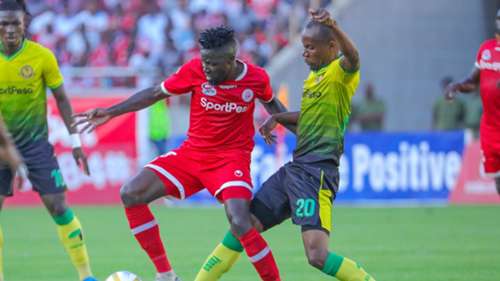 Simba SC vs Yanga SC action.