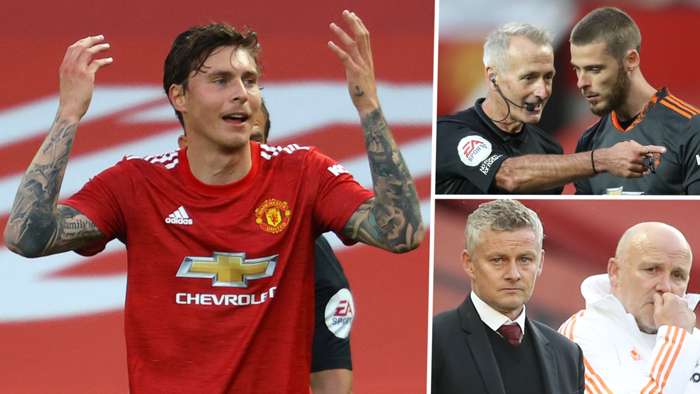 Victor Lindelof Ole Gunnar Solskjaer David de Gea Man Utd Crystal Palace GFX Victor Lindelof Ole Gunnar Solskjaer David de Gea Man Utd Crystal Palace GFX