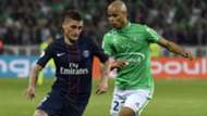 Marco Verratti Kevin Monnet-Paquet Saint-Etienne PSG Ligue 1 14052017