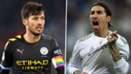 David Silva Manchester City Sergio Ramos Real Madrid