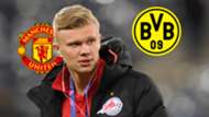 GFX Erling Haaland Man Utd Dortmund