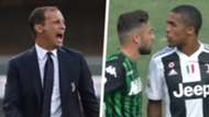Massimiliano Allegri Douglas Costa spitting