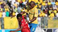 Mamelodi Sundowns v SuperSport United - August 2019 Hlompho Kekana and Teboho Mokoena