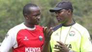 Anthony Kimani and James Nandwa of AFC Leopards.