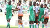 Joash Onyango Kenneth Muguna of Gor Mahia v RS Berkane.