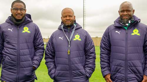 Rhulanu Mokwena, Manqoba Mngqithi and Steve Komphela, Mamelodi Sundowns, October 2020