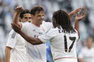 Fernando Morientes Christian Karembeu Juventus Legends Real Madrid Legends 06022014