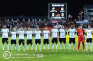 T-Team's first eleven against Sarawak 21/1/2017