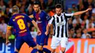 Miralem Pjanic Sergio Busquets Barcelona Juventus Champions League 12092017