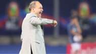 Harambee Stars coach Sebastien Migne in Egypt.
