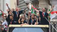 Italy NT bus around Rome Euro 2020 12072021