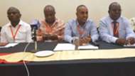 FKF Sam Nyamweya and Twaha Mbarak.