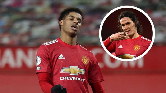 Marcus Rashford Edinson Cavani