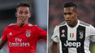 Alex Grimaldo Alex Sandro Benfica Juventus 2018