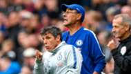 Gianfranco Zola and Maurizio Sarri