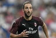 Gonzalo Higuain Real Madrid Milan Friendlies 08112018