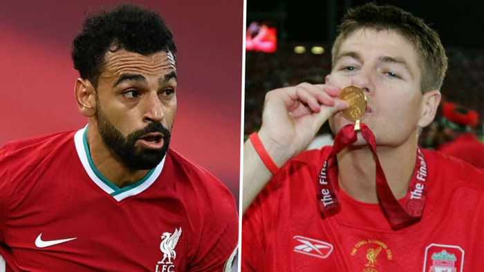 Mohamed Salah Steven Gerrard GFX