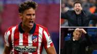 Marcos Llorente Diego Simeone Zinedine Zidane Atletico Madrid GFX