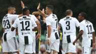 Juventus celebrating