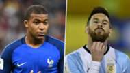 Kylian Mbappe Lionel Messi