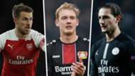 Aaron Ramsey Julian Brandt Adrien Rabiot Split