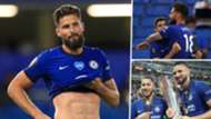 Olivier Giroud Eden Hazard Christian Pulisic Chelsea GFX