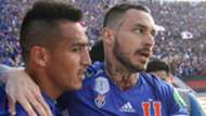 Mauricio Pinilla Fabián Monzón Universidad de Chile Everton 230917