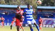 Bonface Andayi of Ulinzi Stars vs John Makwatta of AFC Leopards.