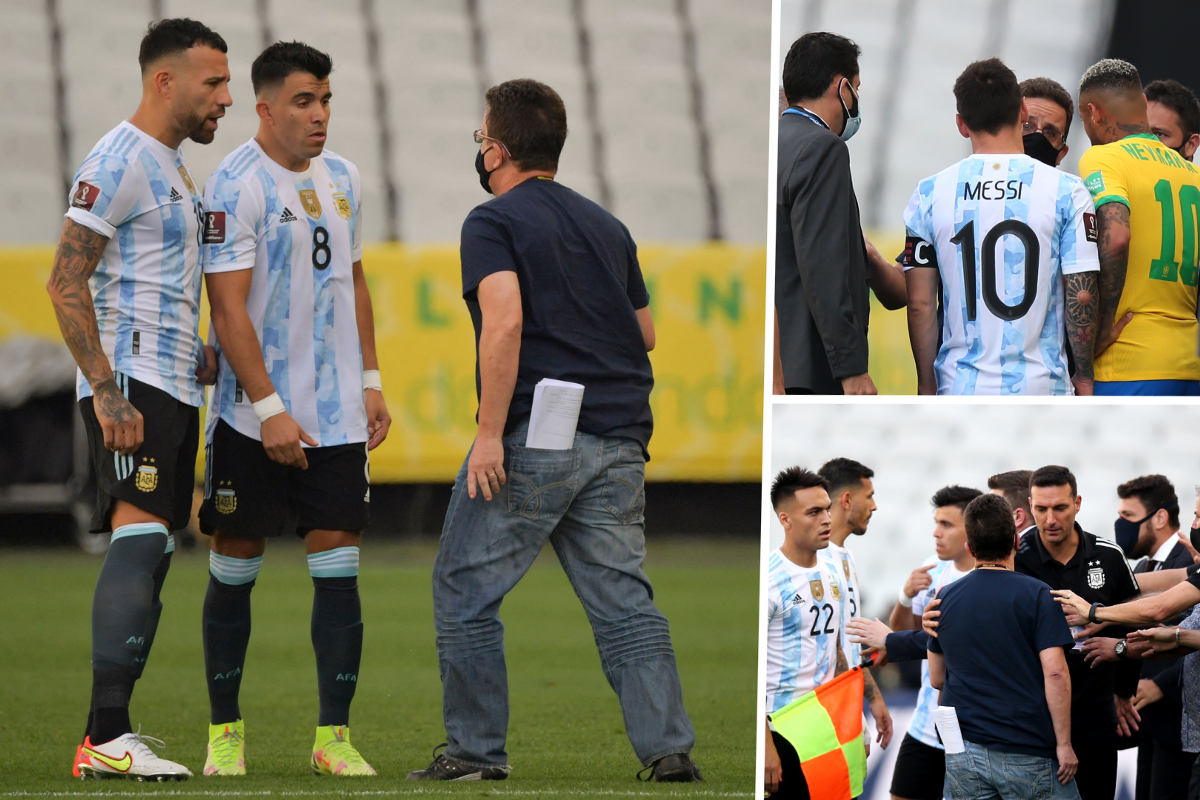 Argentina players board plane after threat of arrest in Brazil leads to  suspended match | Goal.com